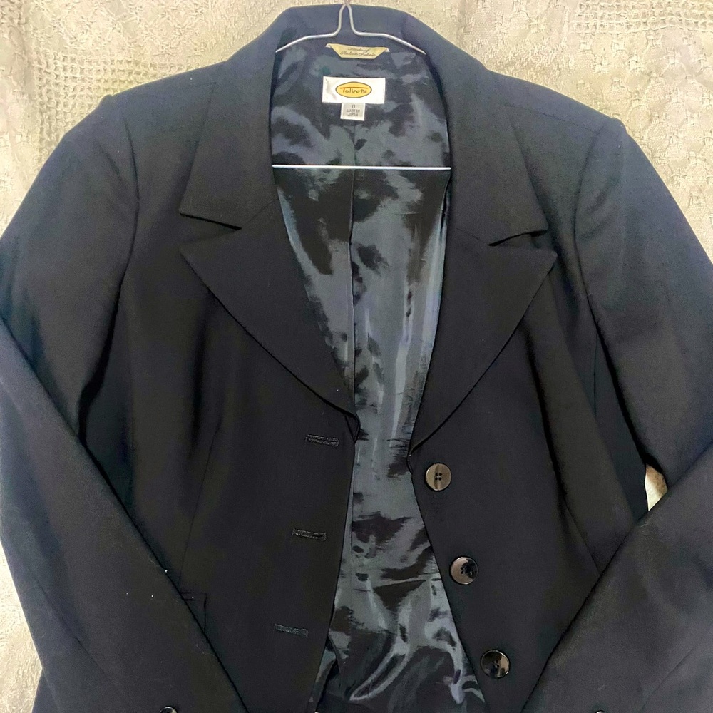 Women’s black blazer size 8.